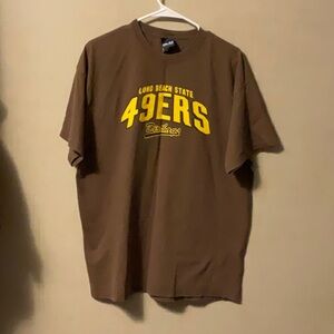 Long Beach State 49ers Brown Graphic Tee